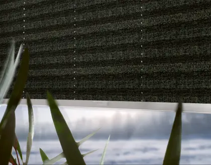 Blickdichtes Verdunkelungsplissee für optimalen Lichtschutz