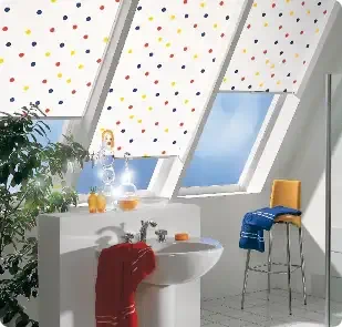 Konfigurationsbild eines Dachfenster Rollo