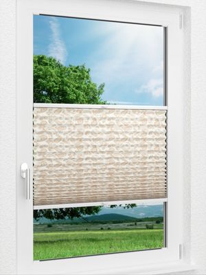 LYSEL HOME Plissee 420A Suzuka Fensteransicht